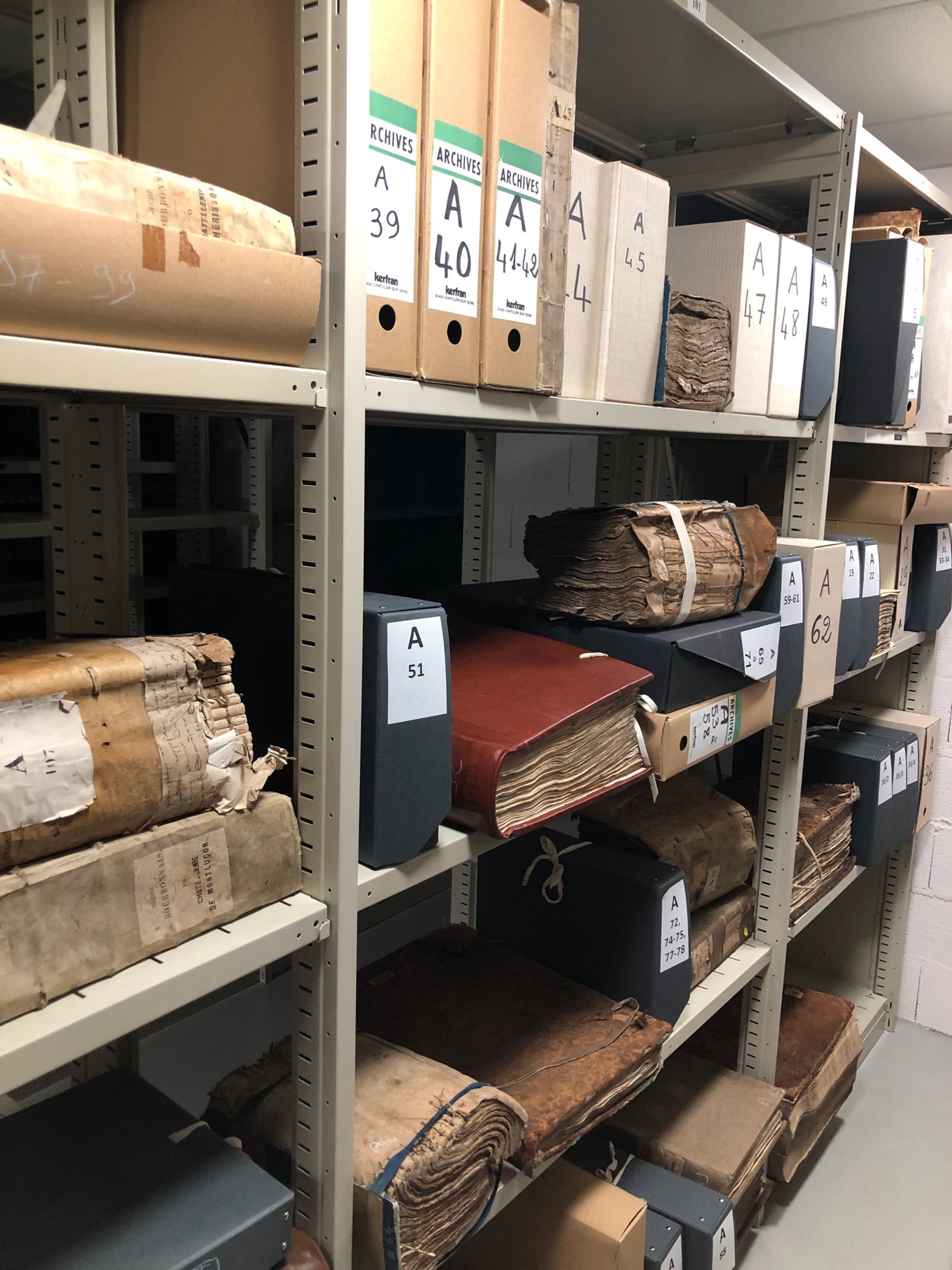 La série A en cours de reconditionnement