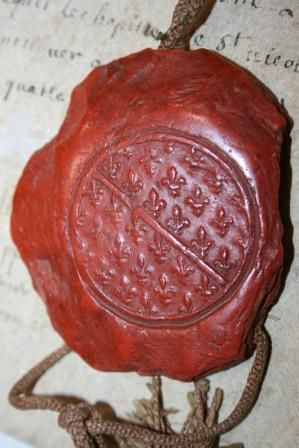 Contre-sceau du duc Louis Ier de Bourbon (revers)