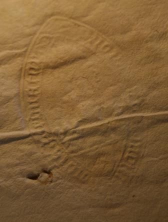 Sceau en navette (1607, 1 G 20)