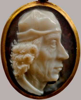 Portrait de Jean II (camée, Florence, Palais Pitti, Museo degli Argenti)