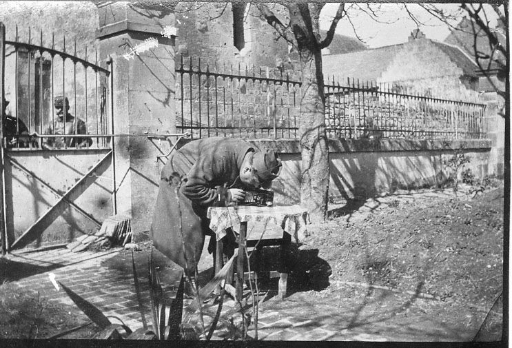 Photographie représentant Albert Melin (A.D. Allier, 117 J 7).