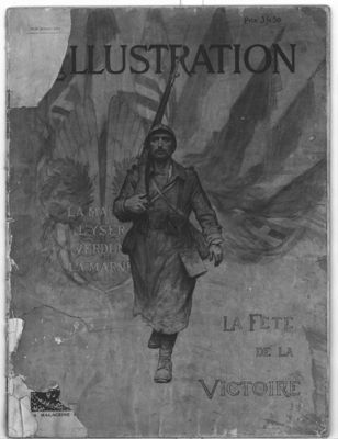 Une du journal l’Illustration du 19 juillet 1919 (A. D. Allier, JAL 67)