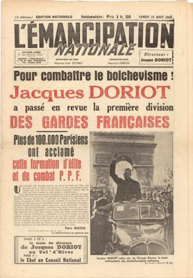 L'Emancipation nationale (14 août 1943).
