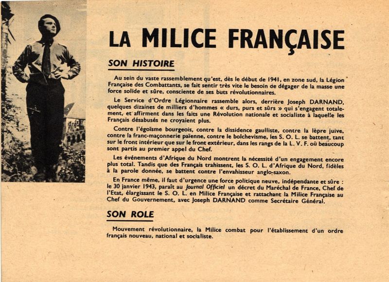 Brochure de la milice, p10 (AD03, 996 W 100)