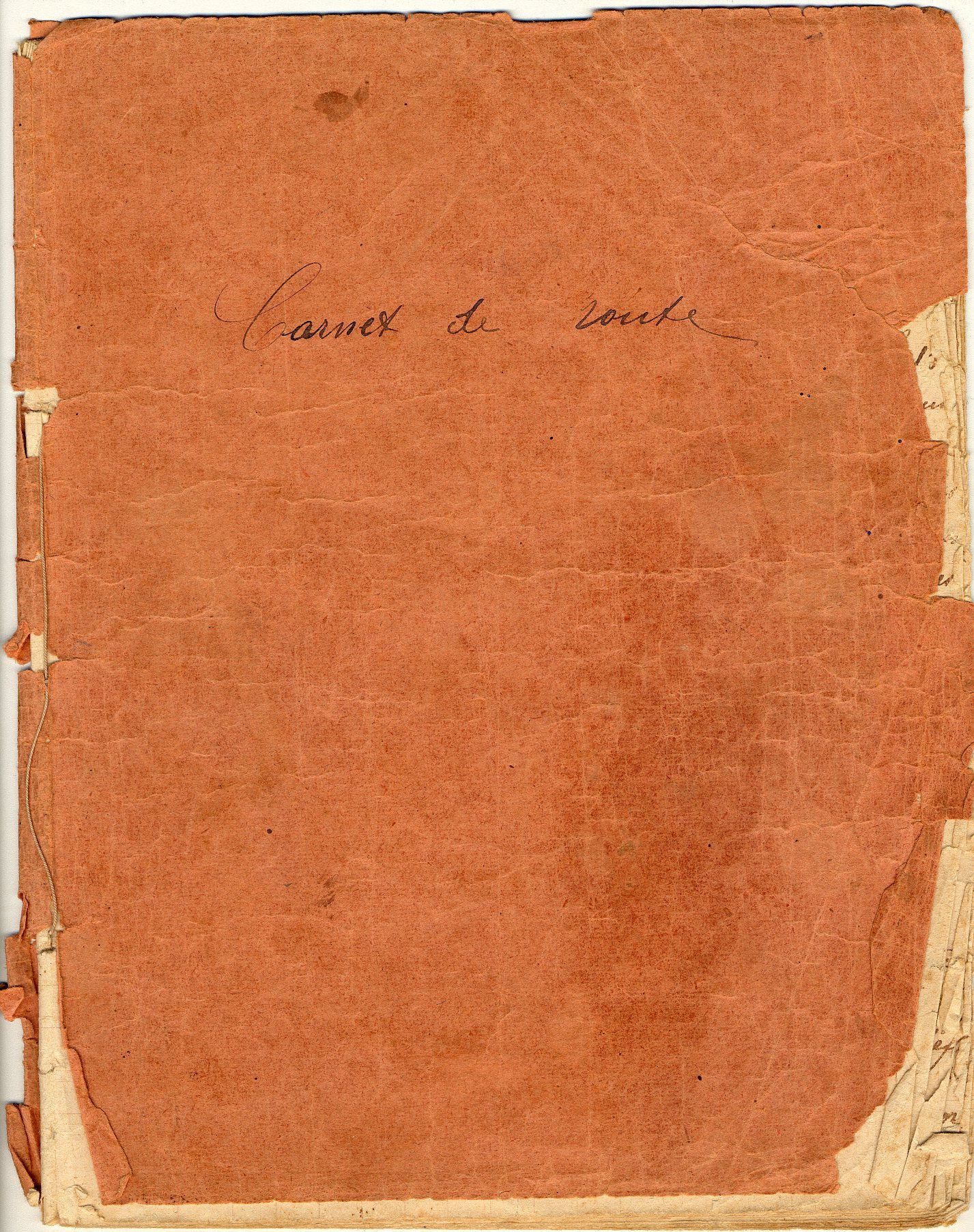 Carnet de route de Gilbert Brochard