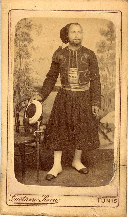 Emile Buvat en zouave