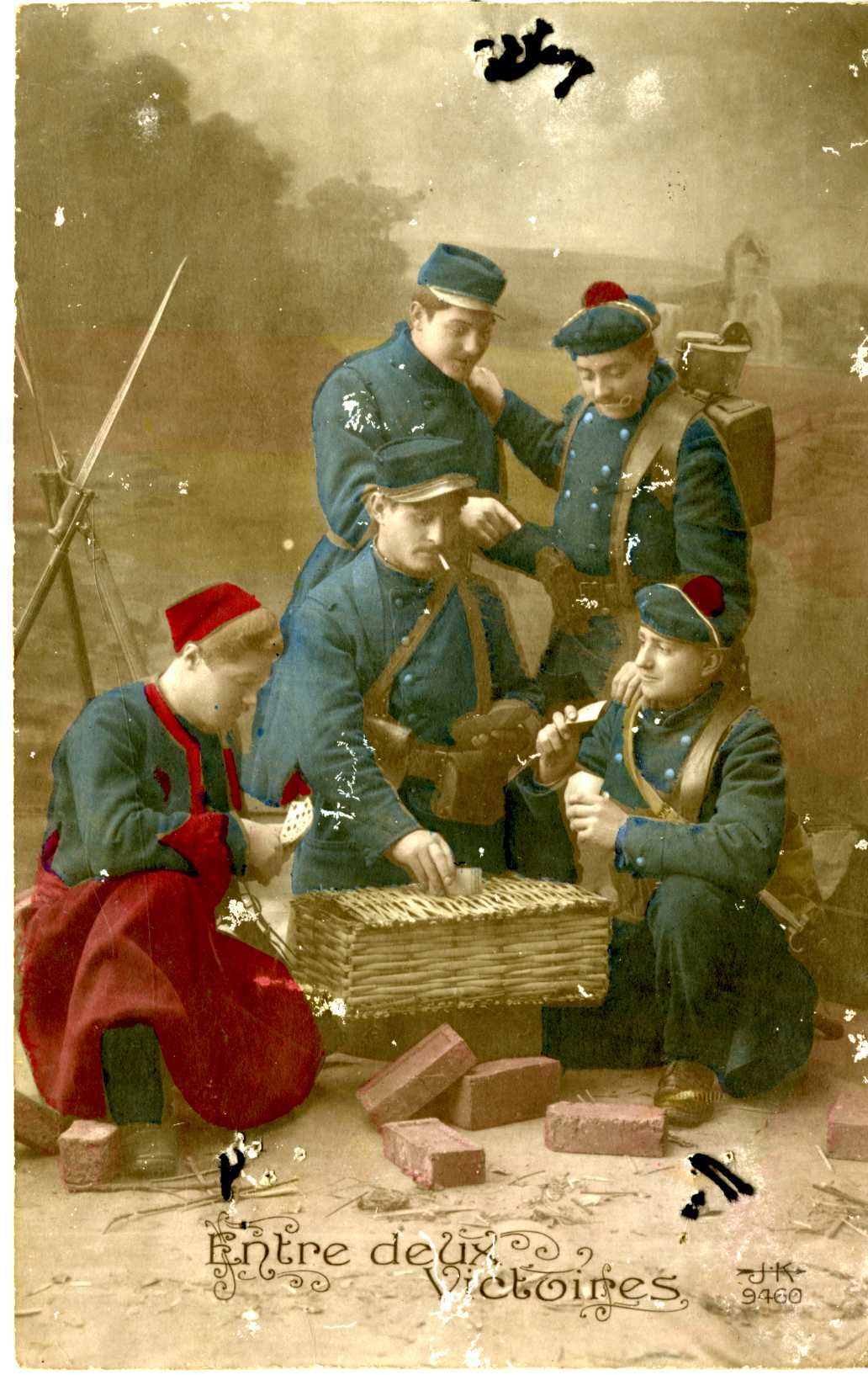 Carte envoyée par Barthélémy Duverger à son fils, 15 juillet 1915.