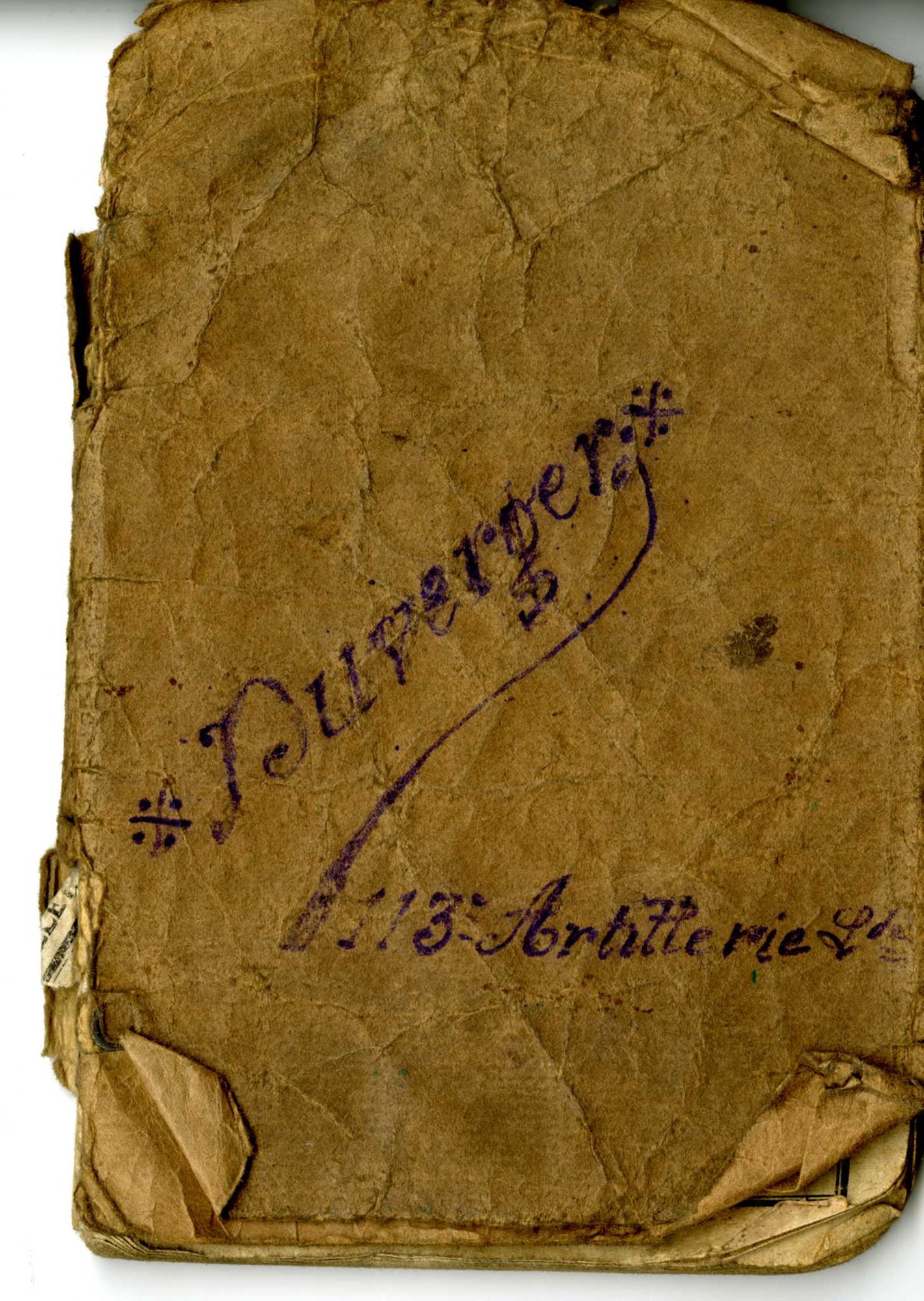 Documents d'identité militaire de Barthélémy Duverger