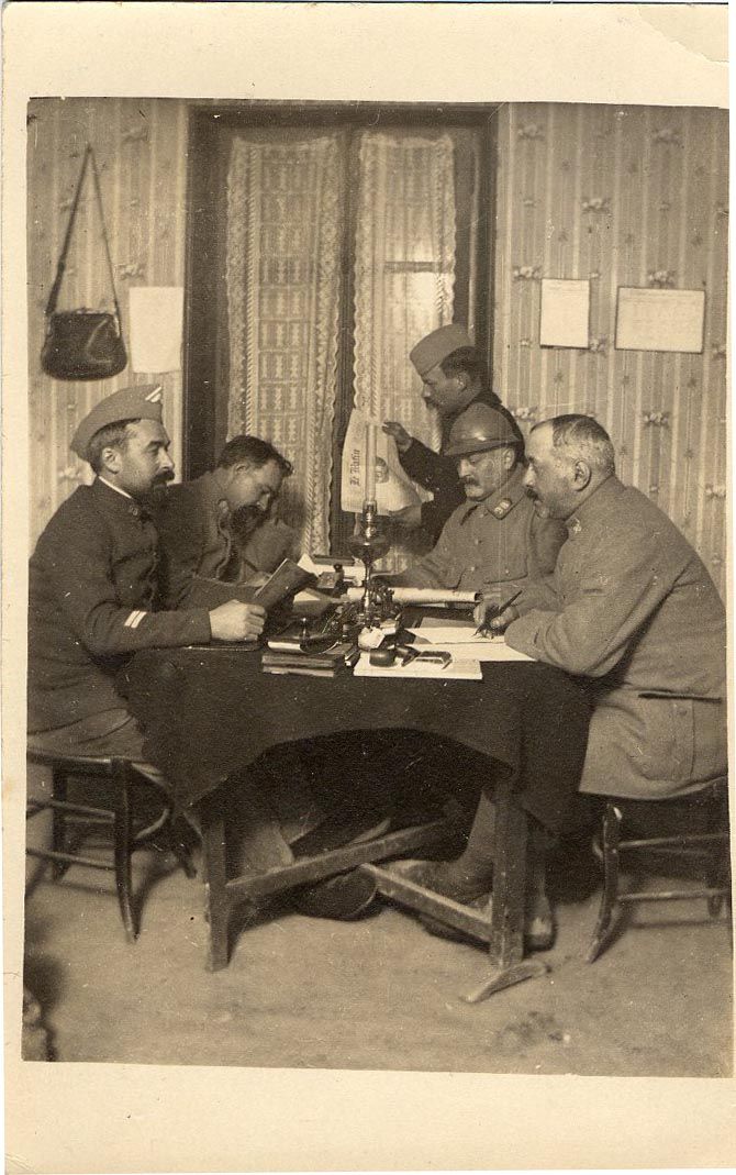 Edouard Mauve avec le casque, 19 mars 1916