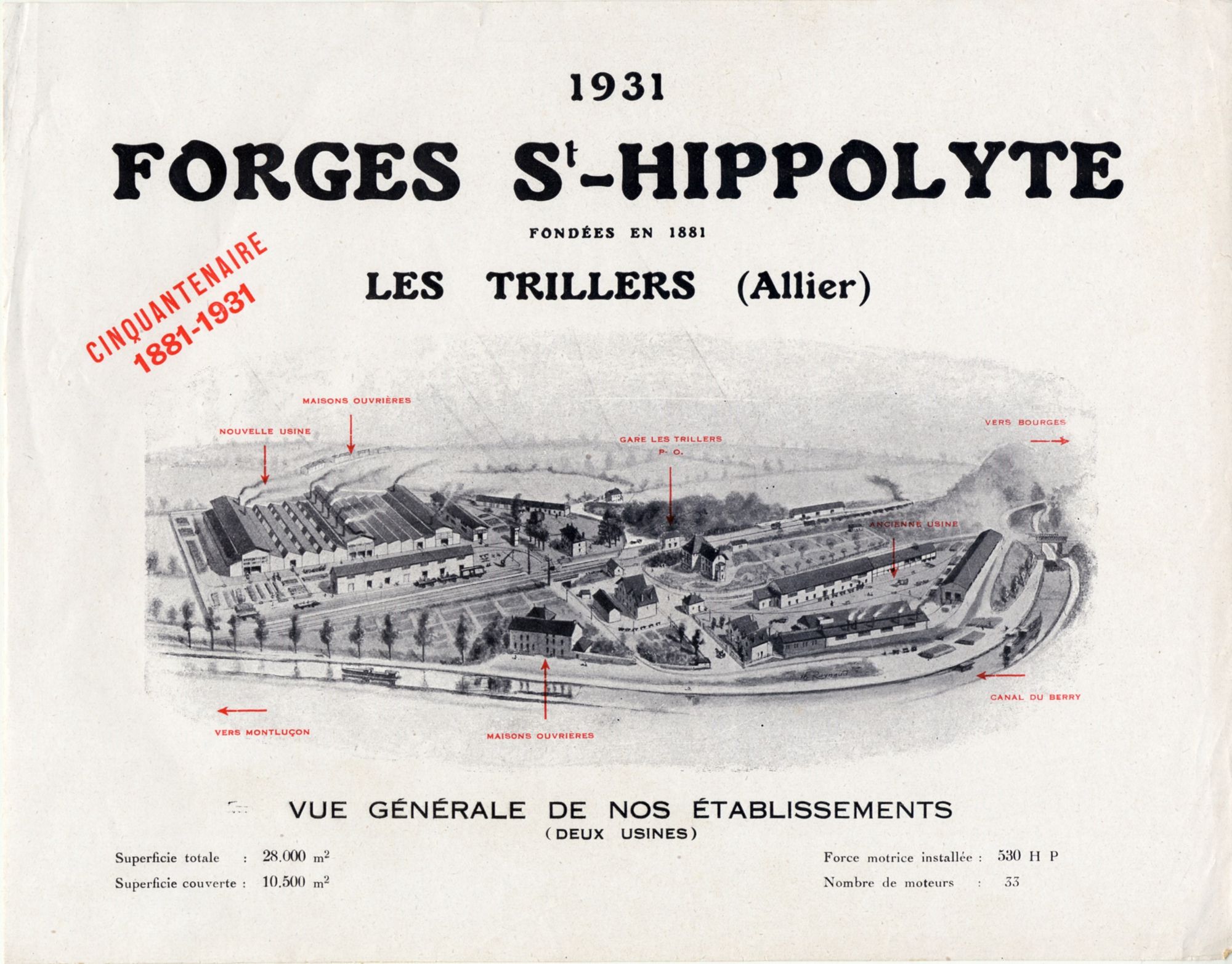 Publicité pour les forges Soudry