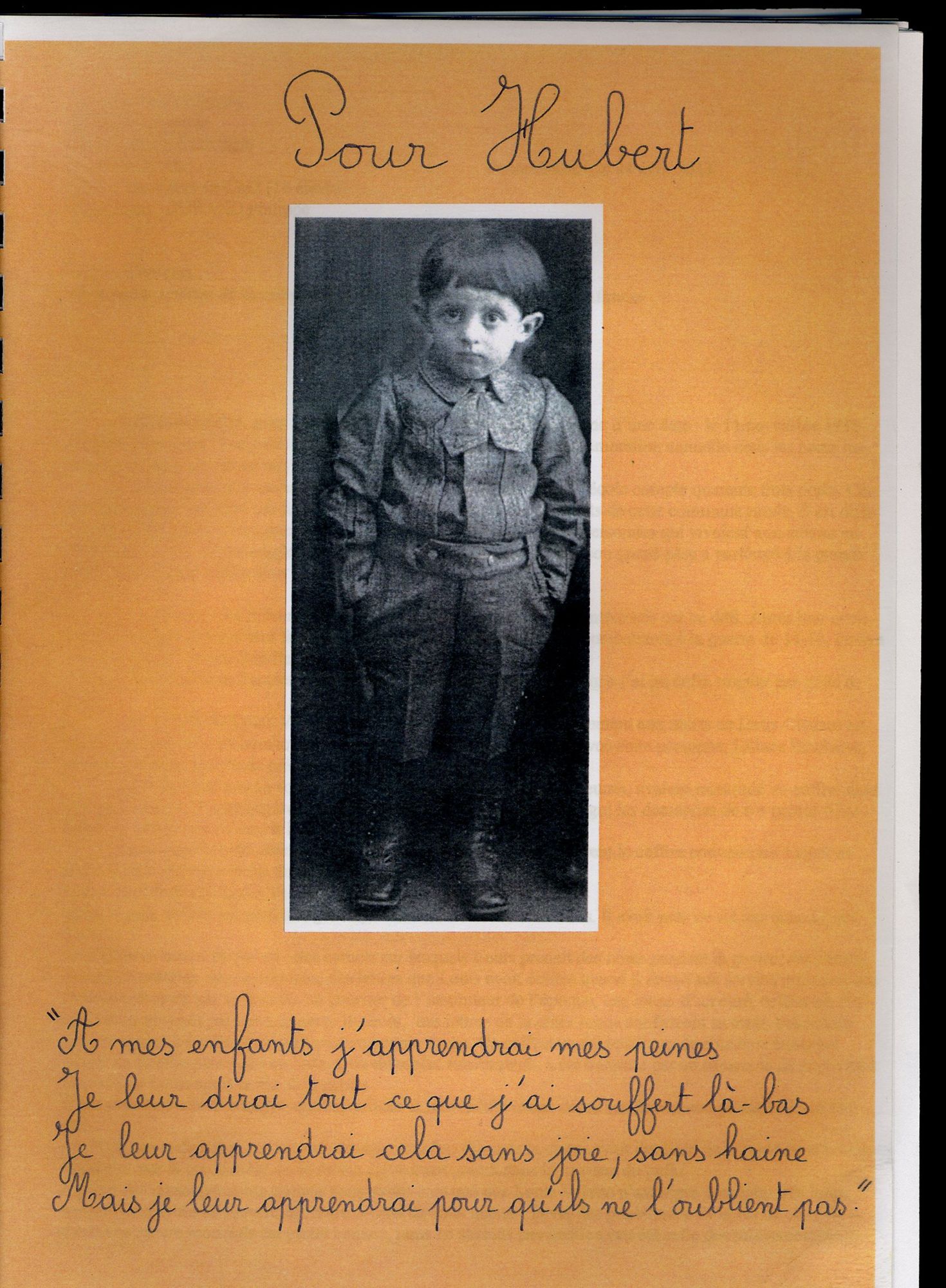 Livret des CM2 de Deux-Chaises en 2013 avec une présentation illustrée de nombreux dessins