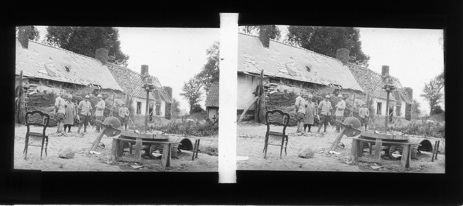 Plaques de verre, Somme, juillet 1916
