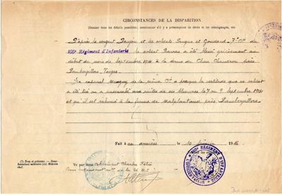 Sources : Archives départementales de l'Allier, cote : 3 U Gannat 102.