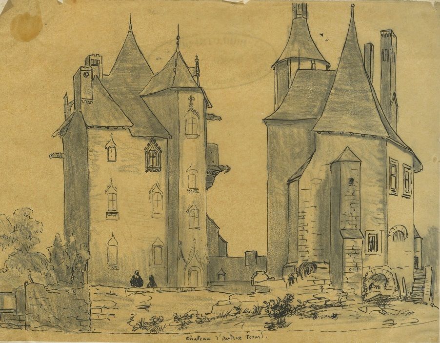 Château d'Issards (XVe siècle, A. D. Allier, 9 J 26).