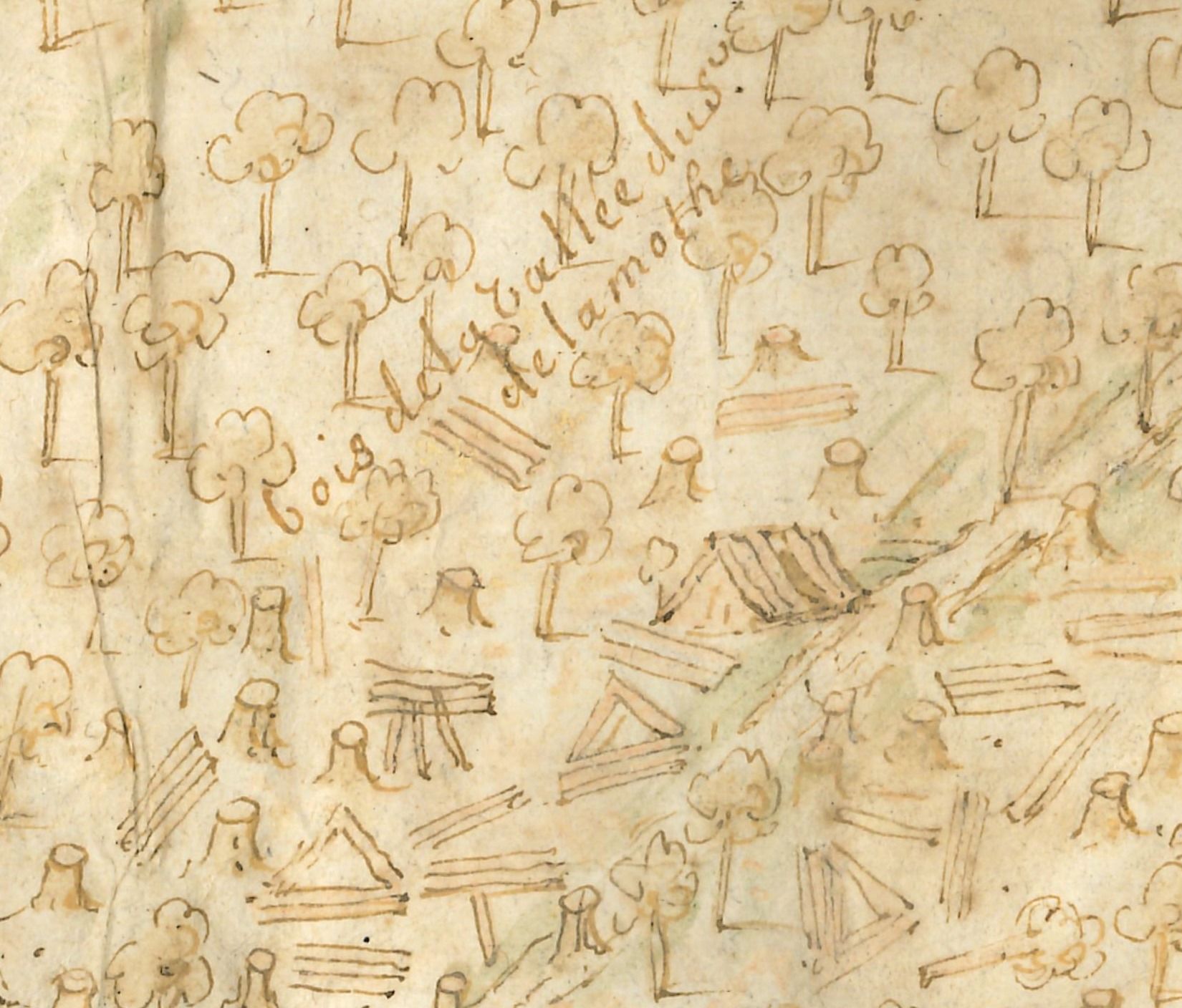 Cabane du bois de La Vallée.