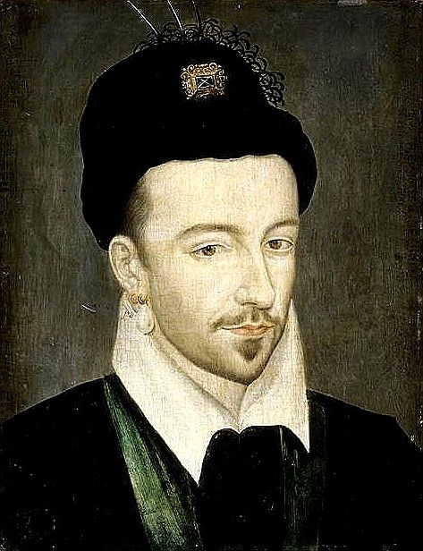 Henri III d’après Étienne Dumonstier (1540–1603, © Château de Versailles).
