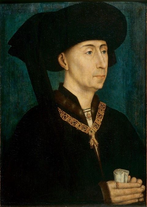 Philippe le Bon, d’après Rogier van der Weyden (vers 1450, © musée des Beaux-Arts de Dijon).