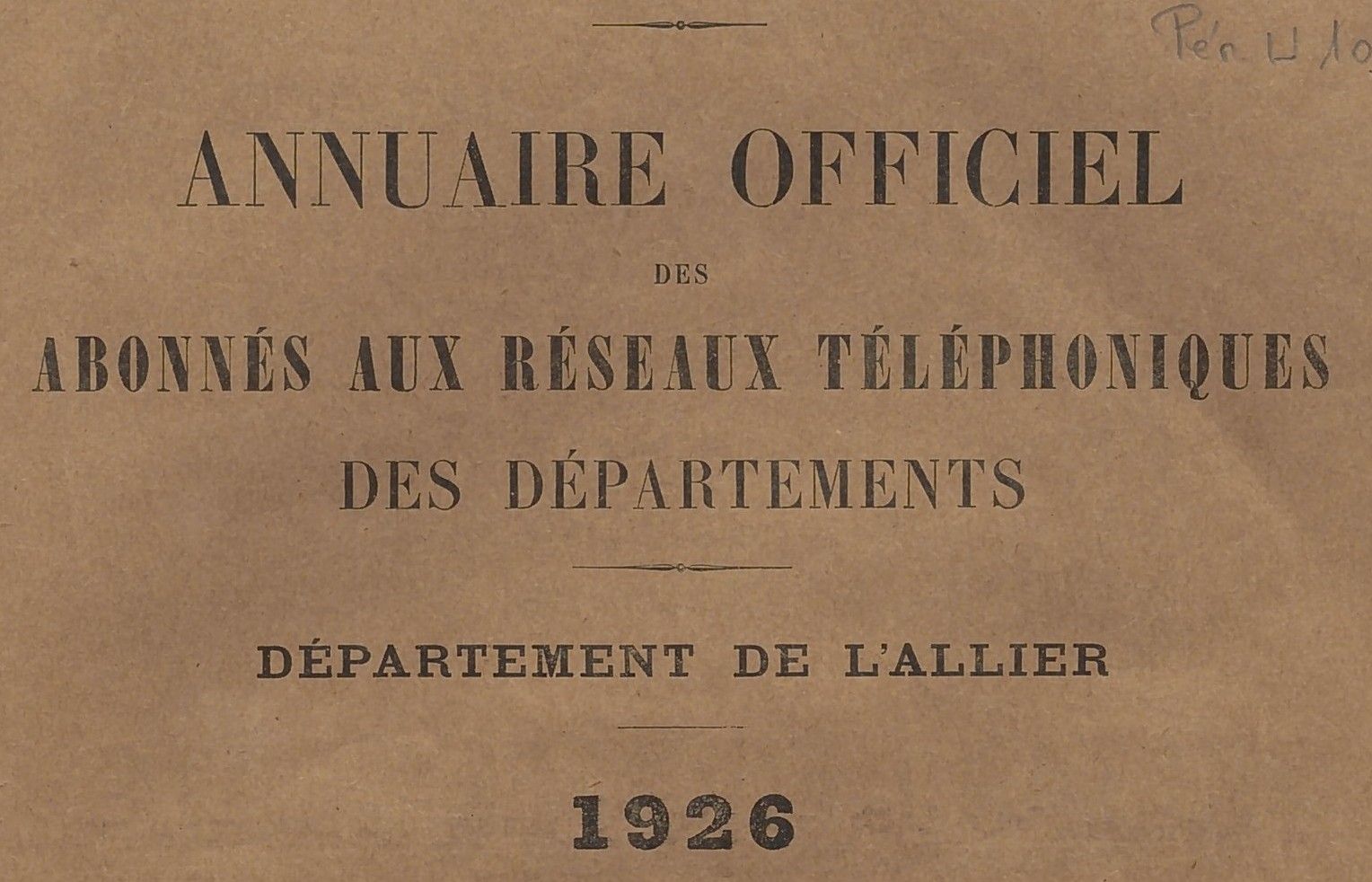 Nouvelle numérisation